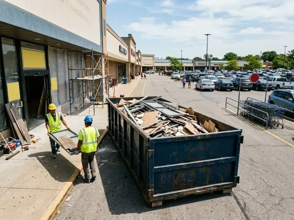 retail-store-renovation-debris-003 — frequently asked questions, Roll-off Dumpster Rentals in Herrin, IL